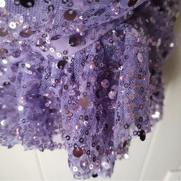 Stacees Lavender Sequin Dress size XXL *check tag measurements in last Photo - Picture 4 of 9